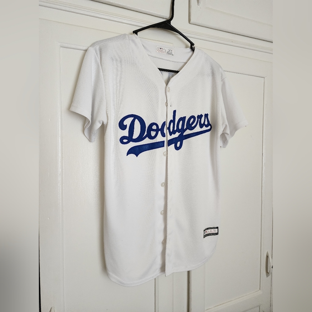 White Dodgers Baseball Jersey